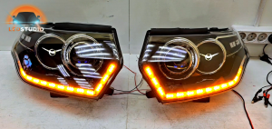 UAZ патриот тюнинг комплект фар светодиодный