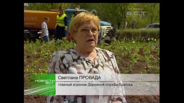 Буйство красок Городские клумбы засаживают цветами смотреть онлайн