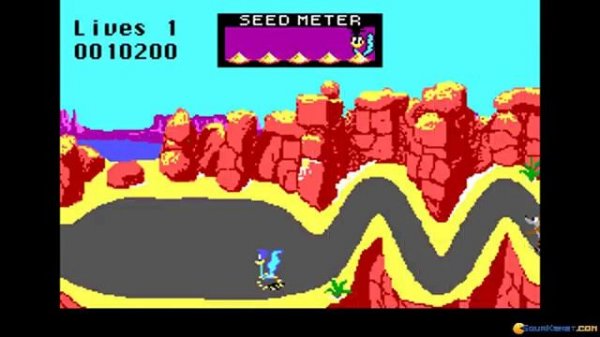 Road Runner gameplay (PC Game, 1987)