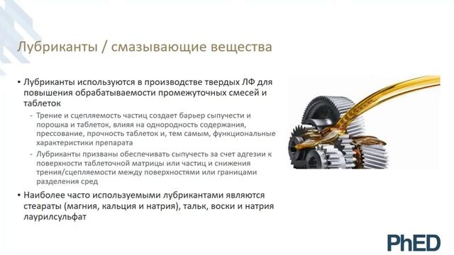 7.3. Вспомогательные вещества: анализ на примерах смотреть онлайн