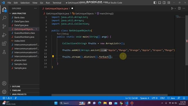 Removing Duplicates in a Collection Using Java Streams | Tamil | DinaTechy смотреть онлайн