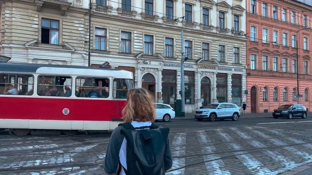 Czech Republic Prague streets 4k walk: Sokolovská, Na Poříčí streets -Republic Square ?? HDR ASMR