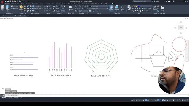 How to calculate the total length of multiple lines in AutoCAD? смотреть онлайн