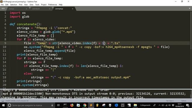 How to join many mp4 with python and ffmpeg смотреть онлайн