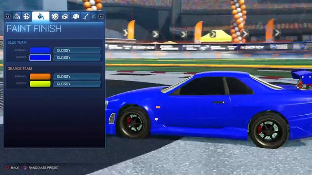 Rocket league with GTR R34 смотреть онлайн
