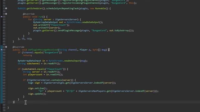 Join Signs w/ Player Count | Spigot Programming | CheepYT смотреть онлайн