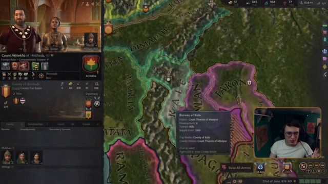 CK3: Dragons of the East Multiplayer, The Rise of Co'nyi. Part 1 (Twitch VOD) смотреть онлайн
