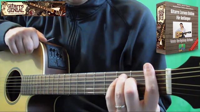 F-Dur Akkord Gitarre, F Gitarrenakkord lernen смотреть онлайн