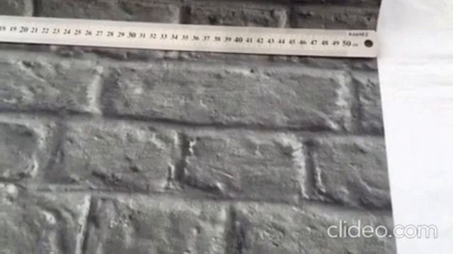 Износостойкие немецкие 3D обои с стереоскопическим эффектом 396121, кладка под темно серый кирпич