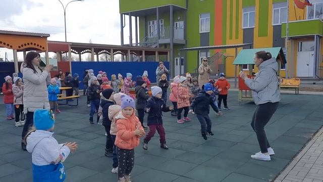 #эстафетаздоровья Флешмоб дс 54 Утренняя зарядка смотреть онлайн