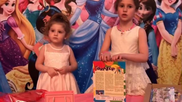 РАСПАКОВКА ПОДАРКОВ!! 6 лет ДЕНЬ РОЖДЕНИЯ Дисней! смотреть онлайн