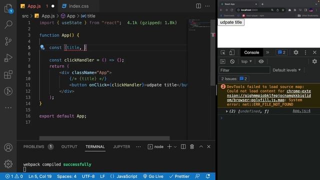 React JS Up & Running Course For Beginners - useState Explained смотреть онлайн