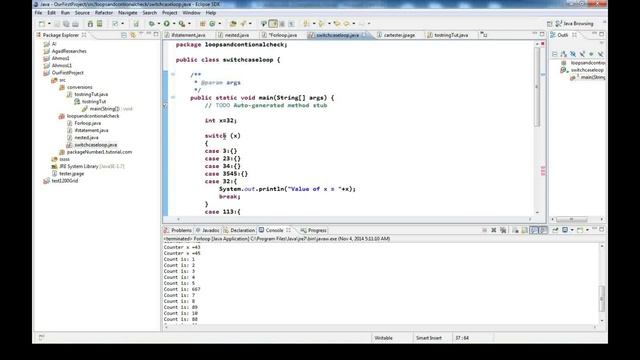 27-JAVA Switch CASE смотреть онлайн