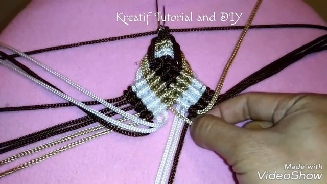 Mandala macrame bag part 1 ( Tutorial tas tali kur bulat motif mandala part 1) смотреть онлайн