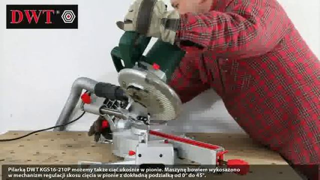 Test piły ukośnicy DWT KGS16-210P смотреть онлайн