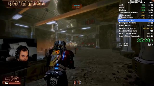 Mass Effect 2 | NG+ Any% Speedrun in 1:05:46 смотреть онлайн
