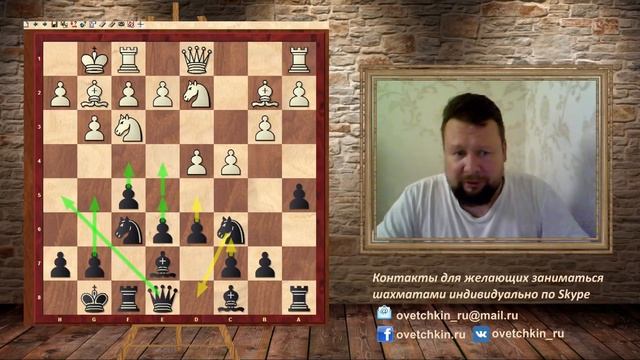 Шахматы. Памятные партии. Голландская защита. Kriszany - Ovetchkin, 1996. смотреть онлайн