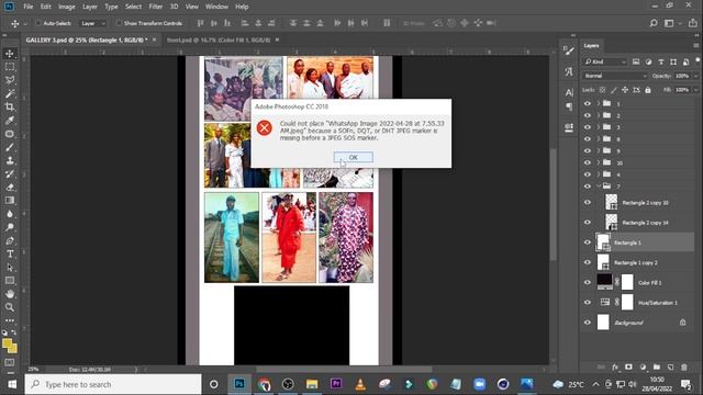 How do I fix JPEG opening Photoshop could not complete your request because a SOFn Dqt or DHT JPEG смотреть онлайн