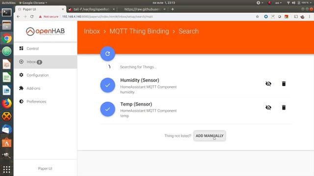 Connecting Temperature and Humidity Sensor DHT22 to OpenHAB 2 with MQTT смотреть онлайн