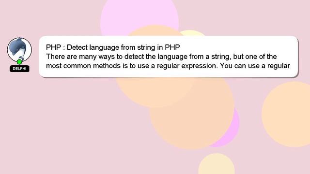 PHP : Detect language from string in PHP смотреть онлайн