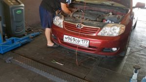 ремонт трубки кондиционера тойота