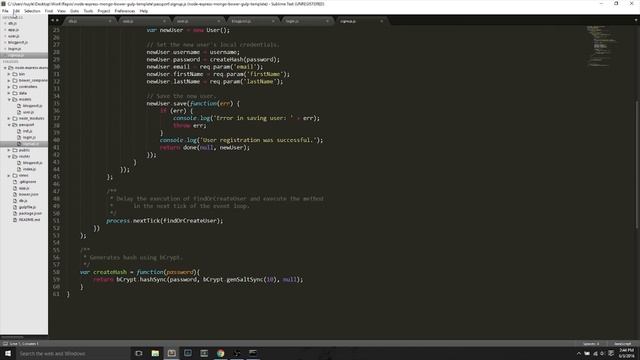How to Setup Node.js Express MongoDB Bower and Gulp - Part 2 - Creating the Website смотреть онлайн