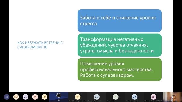 Вебинар Профессиональное выгорание. Симптомы и диагностика БФ Дорога к дому смотреть онлайн