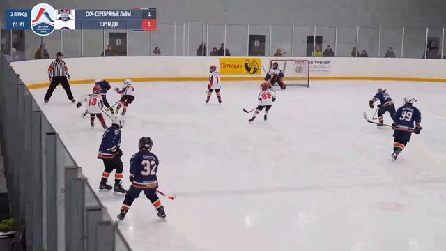 СКА Серебрянные Львы 2013 - Торнадо 2013 / Детская Хоккейная Лига смотреть онлайн