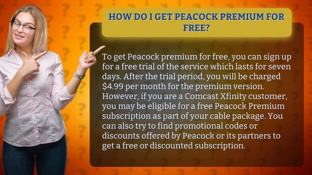 How Do I Get Peacock Premium For Free?