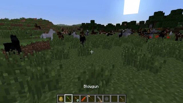 Minecraft 1.6.2 WEAPONS MOD! смотреть онлайн