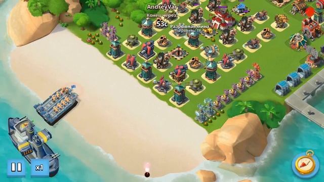 Boom Beach Зачищаем противников нестандартно смотреть онлайн
