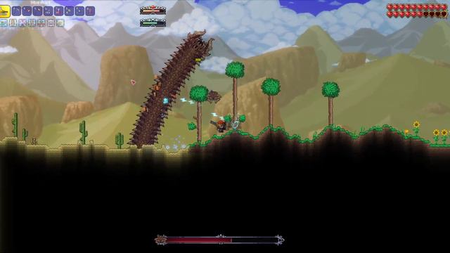 Desert Scourge on Master Mode Death Mode difficulty | Terraria Calamity Mod смотреть онлайн