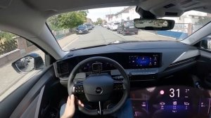 2023 Opel Astra L 1.2 DI Turbo 130 PS CITY POV DRIVE with Fuel Consumption