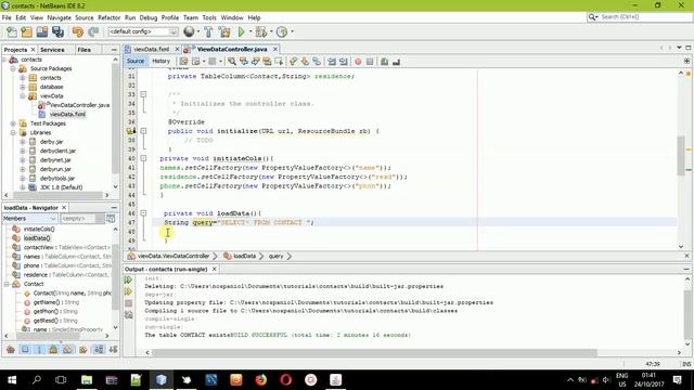 View Contacts from the database in JavaFX FXML and Java # Contact Application#Step 4 смотреть онлайн