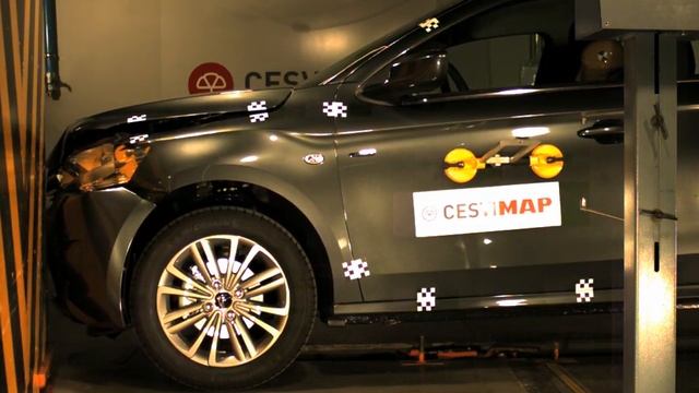 Crash Test delantero Citroën C-Elysée смотреть онлайн