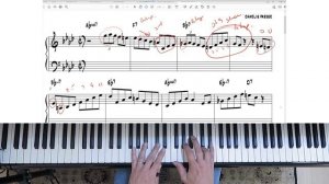 Charlie Parker Donna Lee Piano Tutorial