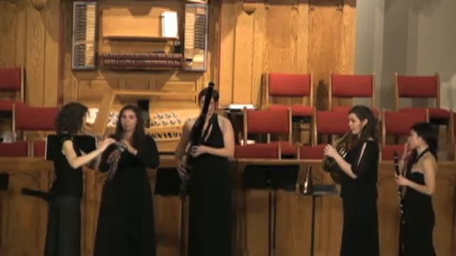 Arabesque Winds -- Bach Organ Concerto in d minor (after Vivaldi) -- Third movement смотреть онлайн