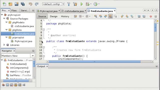 Vector de Objetos con ArrayList en Java y Netbeans смотреть онлайн