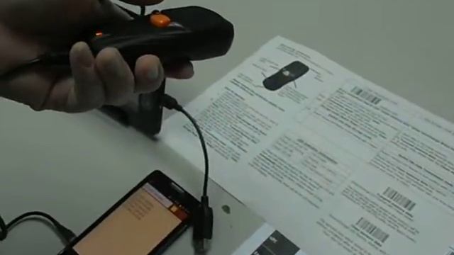 Pocket barcode scanner USB HID смотреть онлайн