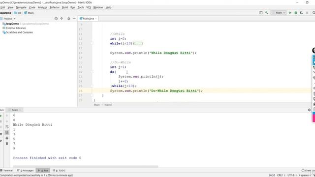 Java Dersi 13 : Do-While Döngüsüyle Çalışmak смотреть онлайн