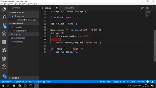 Firebase Storage with Python including Flask API смотреть онлайн