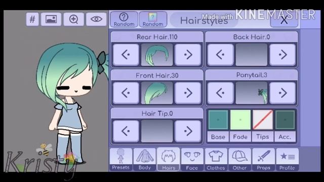 Идеи для причёсок для девочек/Gacha life/Kris смотреть онлайн