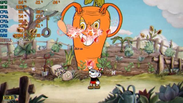 Cuphead on core 2 quad Q9400 radeon hd 7570 (low end pc) смотреть онлайн