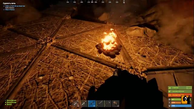 Rust! МЕГА АНТИ-РЕЙД ПЕЩЕРА!ПОДНИМАЕМ ЛУТ С ЛОХОВ!Kinza смотреть онлайн