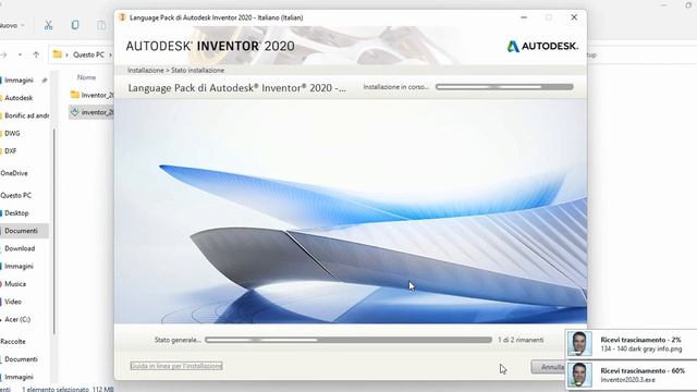 Installazione Lingua Italiana su Inventor 2020 смотреть онлайн