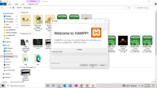 Cara install XAMPP 2021, support PHP Versi 8.0.8 | King Programmer смотреть онлайн