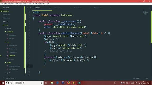 MVC Tutorials in php - part-5 with PDO , Learn php by Rajesh sir смотреть онлайн