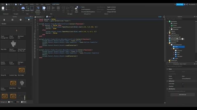 How to Make a Team Change GUI - Roblox Studio смотреть онлайн