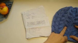 Двойная ажурная шапка спицами из Ализе Голд  Simli .   Со схемами и описанием .