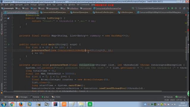 78讲 ConcurrentLinkedList vs CopyOnWriteArrayList vs SynchronizedList性能对比 смотреть онлайн